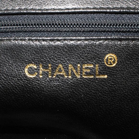 VINTAGE 1994 CHANEL Top Handle Bag with Lambskin - Picture 9 of 10